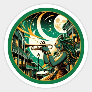 JazzFest Goddess Sticker